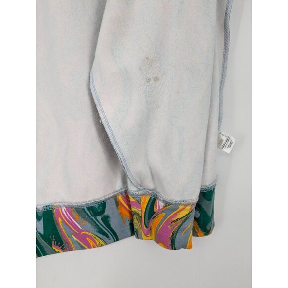 BP Hoodie Unisex Size M Pullover Swirl Marble Abstract Streetwear Athleisure 90s - Picture 3 of 11